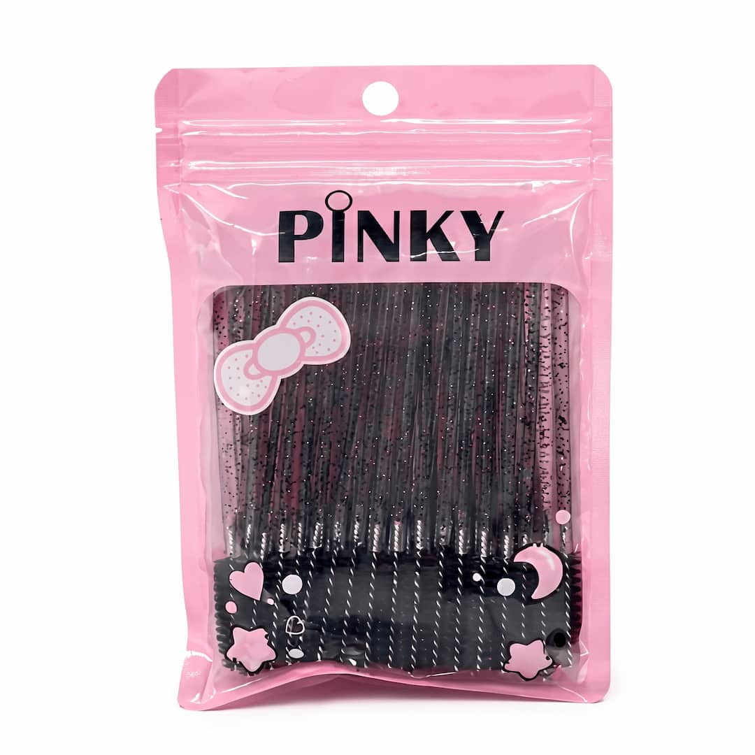Cepillos Descartables con Glitter para Cejas y Pestañas Pinky x 50 unidades - Image 2