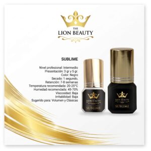 ADHESIVO SUBLIME THE LION BEAUTY 1s