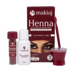 HENNA CEJAS MAKIAJ CASTAÑO OSCURO